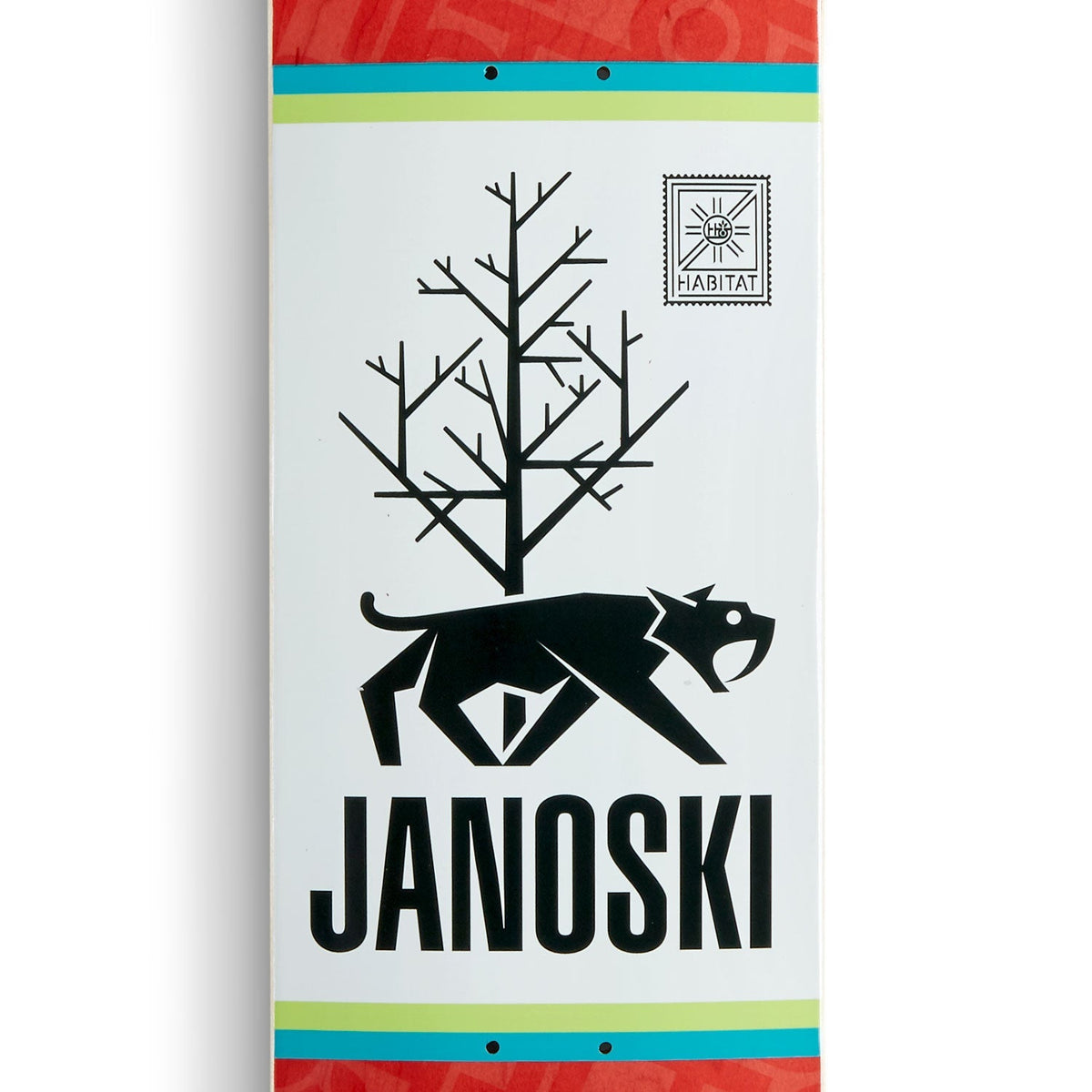 Habitat Janoski Seminal Skateboard Deck - Red - 8.125"