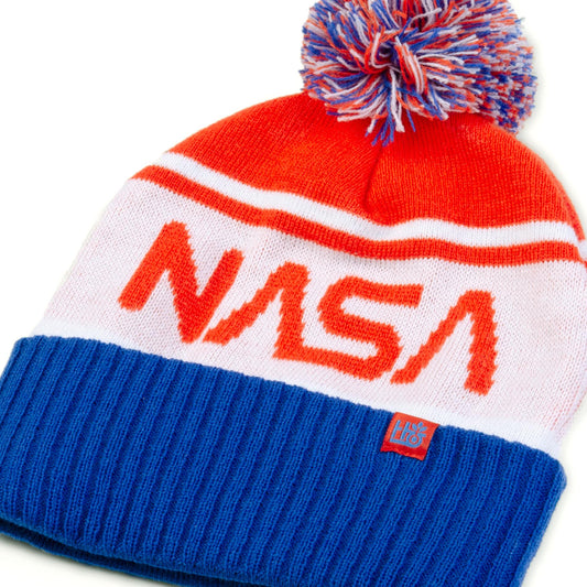 NASA Pom Beanie