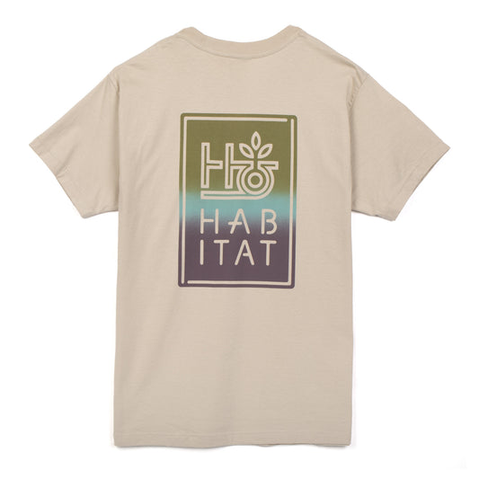 Pod Stencil Fade Pocket T-Shirt Off White