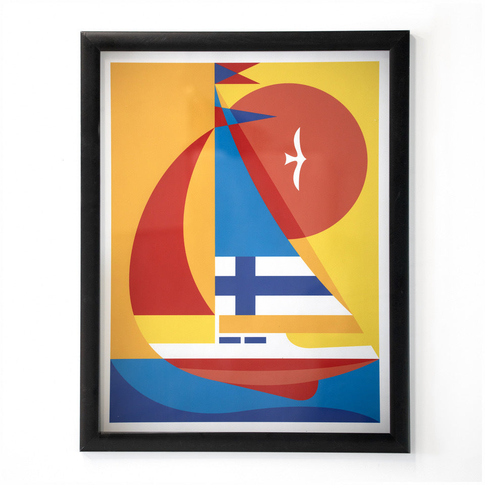 Suomi Schooner Print