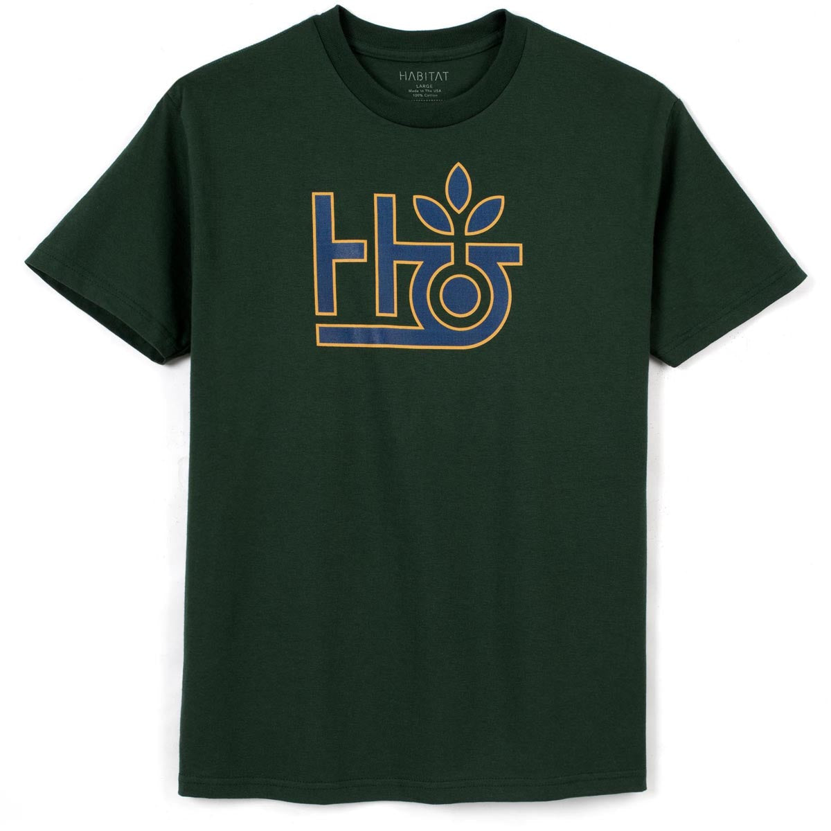 Habitat Pod Logo T-Shirt - Dark Green