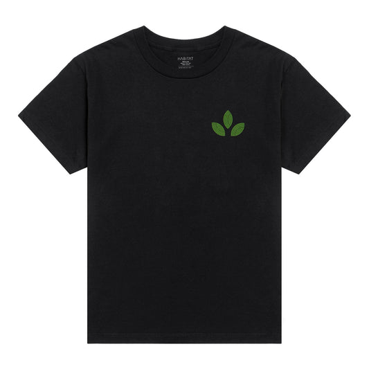 Habitat Bloom Lines T-Shirt - Black