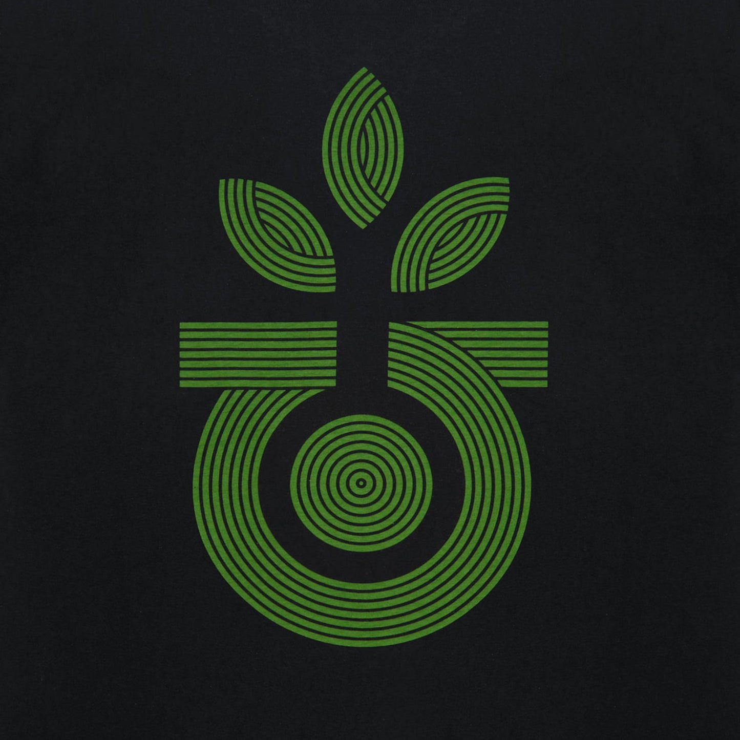 Habitat Bloom Lines T-Shirt - Black