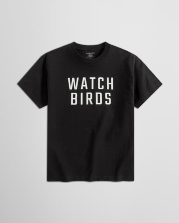 Habitat Watch Birds T-Shirt - Black