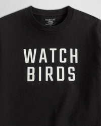 Habitat Watch Birds T-Shirt - Black