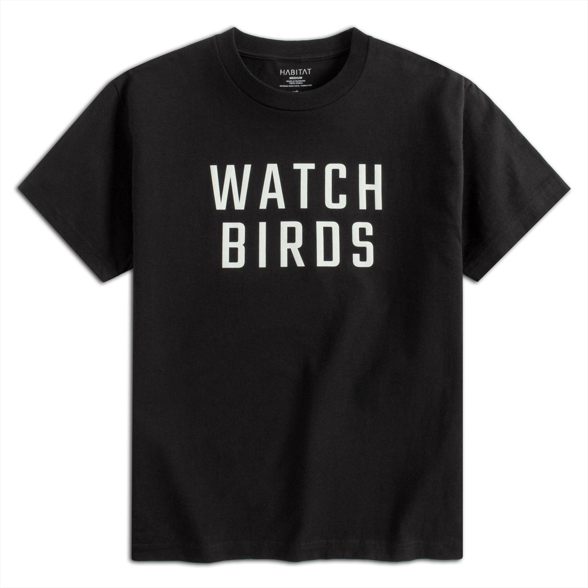 Habitat Watch Birds T-Shirt - Black