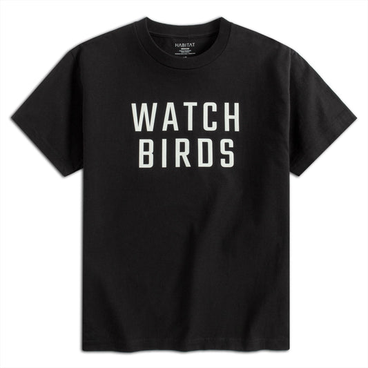 Habitat Watch Birds T-Shirt - Black