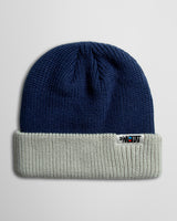 Habitat Contrast Cuff Beanie - Blue/White