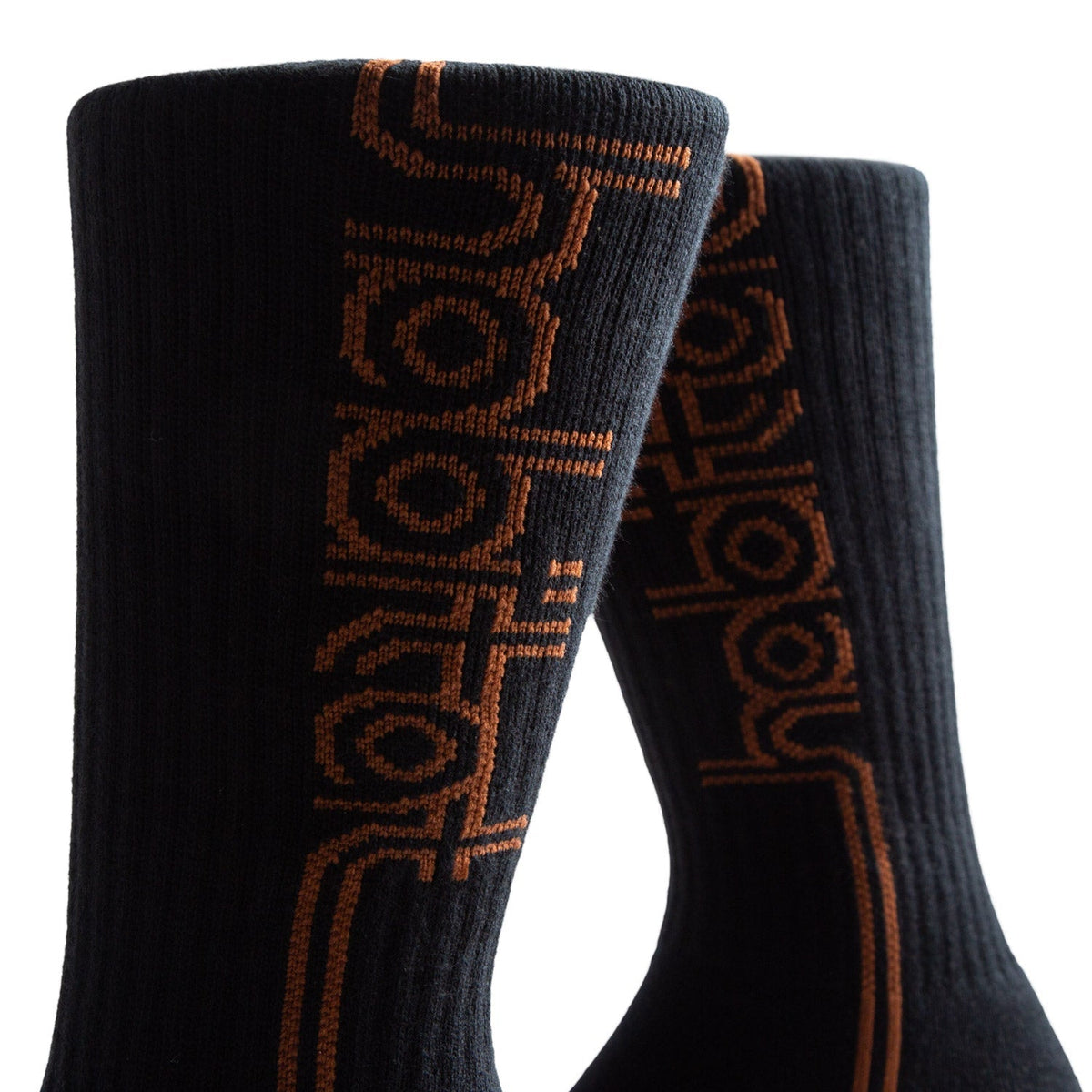 Habitat Ellipse Socks - Black/Dirt