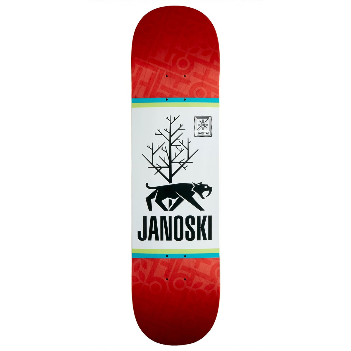 Habitat Janoski Seminal Skateboard Deck - Red - 8.125"
