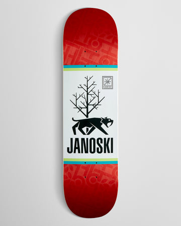 Habitat Janoski Seminal Skateboard Deck - Red - 8.125