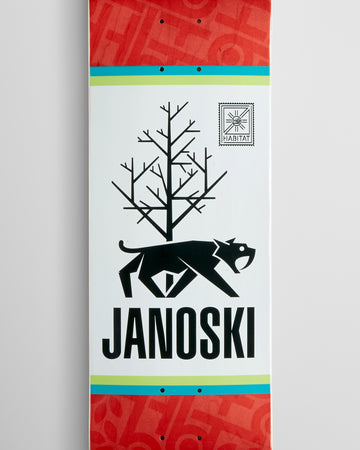 Habitat Janoski Seminal Skateboard Deck - Red - 8.125