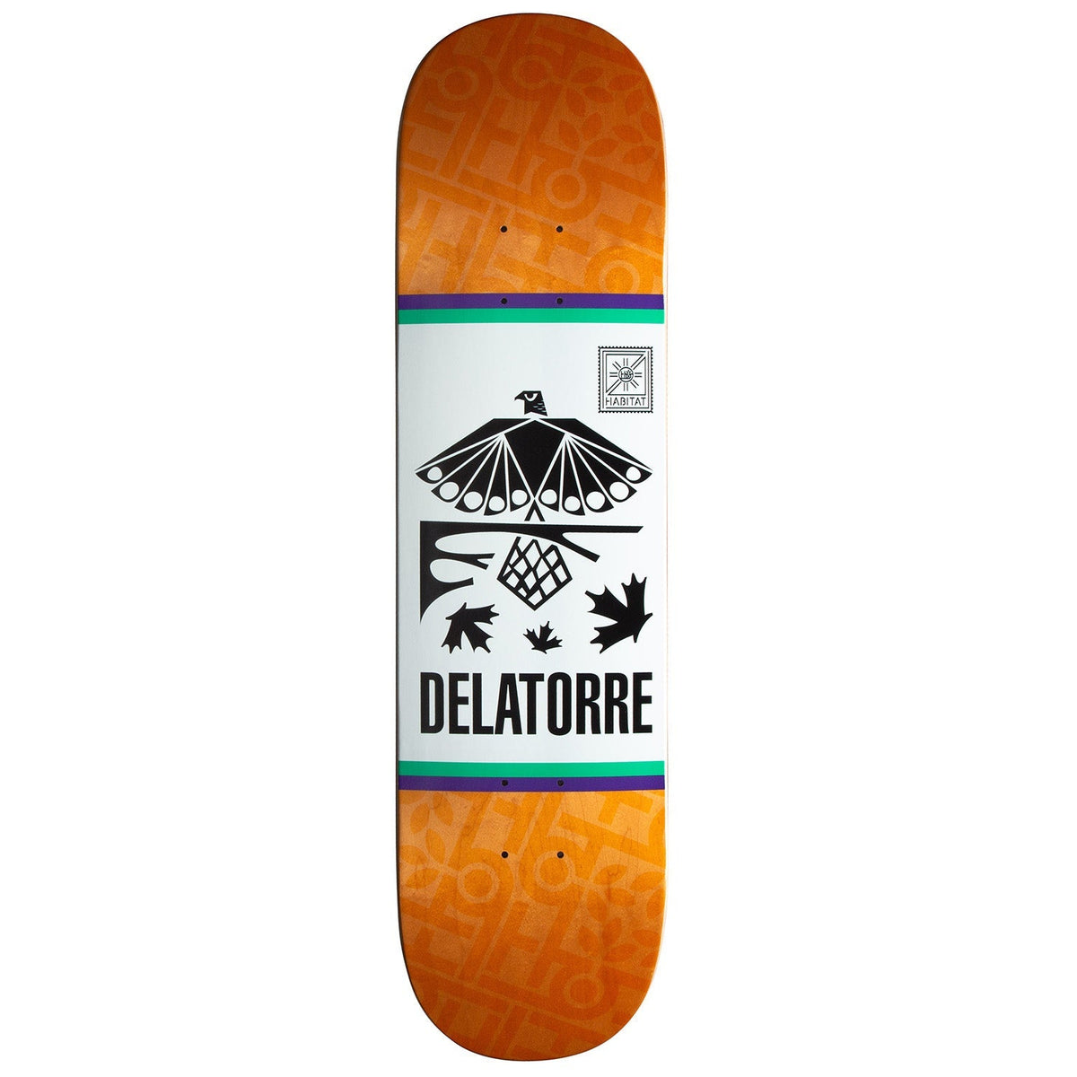 Habitat Delatorre Seminal Skateboard Deck - Yellow - 8.00"