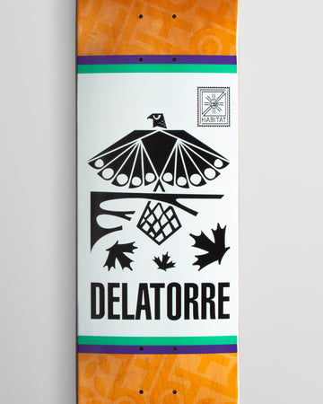 Habitat Delatorre Seminal Skateboard Deck - Yellow - 8.00
