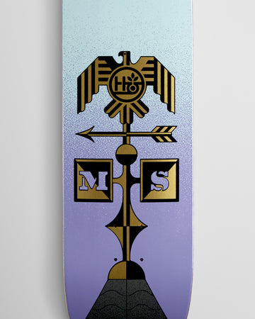 Habitat Suciu Roof Regalia Skateboard Deck - Purple/Blue - 8.30