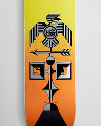 Habitat Janoski Roof Regalia Skateboard Deck - Orange/Yellow - 8.125