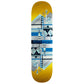 Habitat Suciu Cross Continental Twin Tail Skateboard Deck - Blue/Assorted Stains - 8.30"