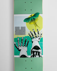Habitat Silas Luna Launch Skateboard Deck - Green - 8.25