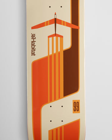 Habitat Glider Twin Skateboard Deck - Orange - 8.50
