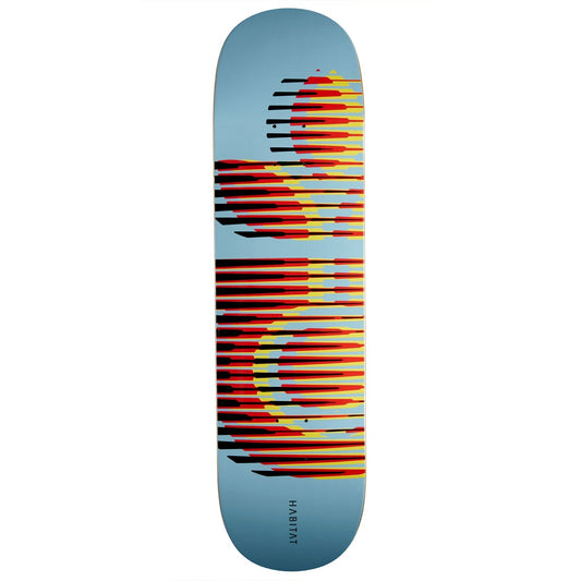 Habitat Velocity Bloom Skateboard Deck - Blue - 8.50"