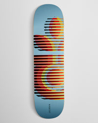 Habitat Velocity Bloom Skateboard Deck - Blue - 8.50
