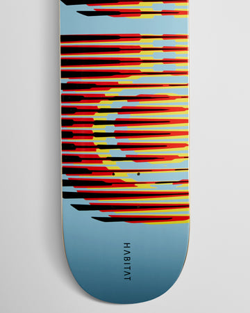 Habitat Velocity Bloom Skateboard Deck - Blue - 8.50