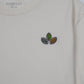 Habitat Leaves Embroidery T-Shirt - Natural