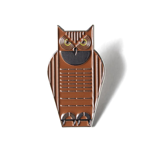 Habitat Charley Harper Owl Pin - Multi