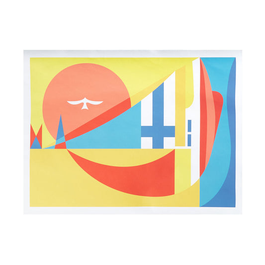 Habitat Schooner Poster - 18x24