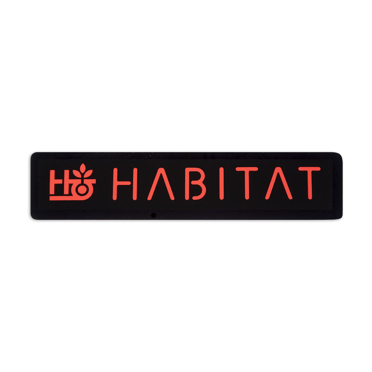 Habitat Pod Stencil Sticker - Red