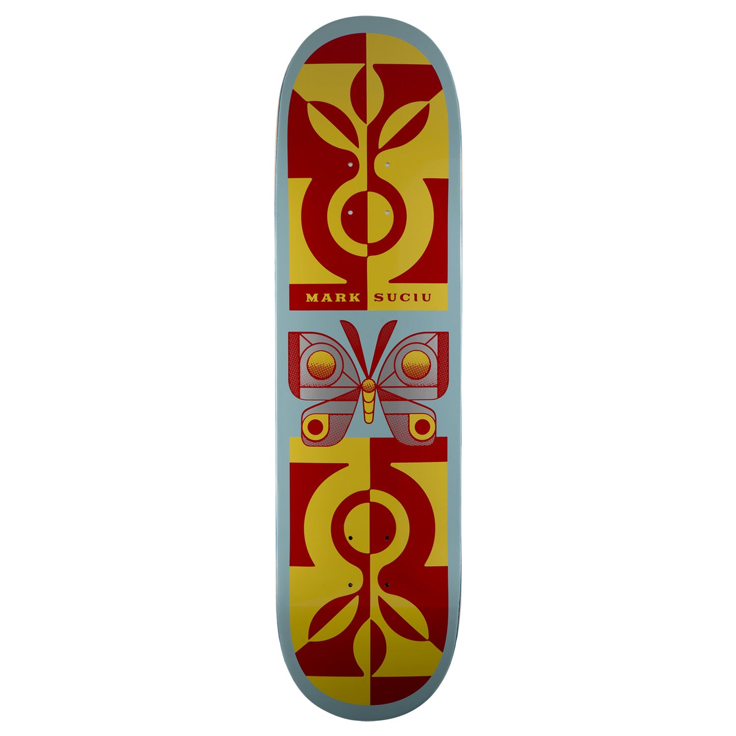 Habitat Suciu Moth Skateboard Deck - Metallic Ink - 8.375"