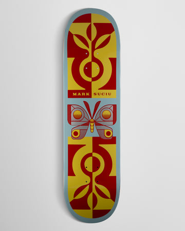 Habitat Suciu Moth Skateboard Deck - Metallic Ink - 8.375