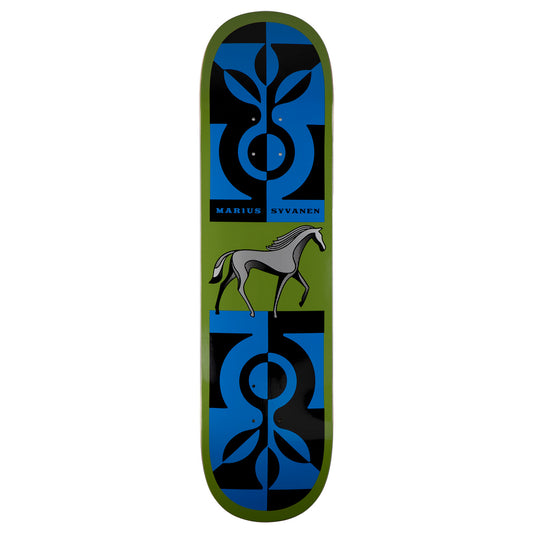 Habitat Syvanen Finnhorse Skateboard Deck - Metallic Ink - 8.125"