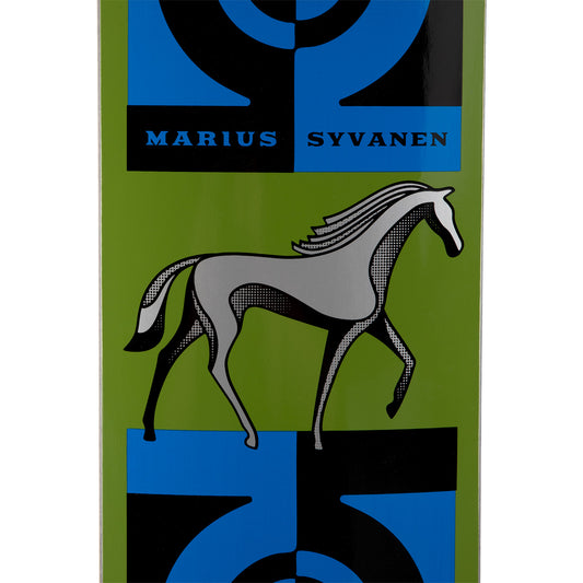 Habitat Syvanen Finnhorse Skateboard Deck - Metallic Ink - 8.125"