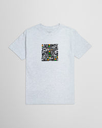 Habitat Artisan Apex Stacked T-Shirt - Ash Heather