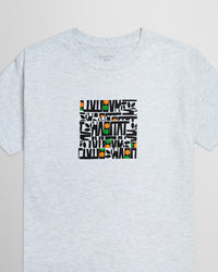 Habitat Artisan Apex Stacked T-Shirt - Ash Heather