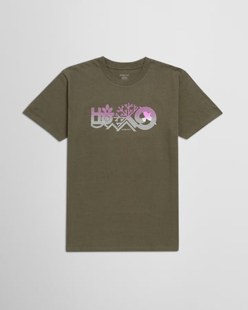 Habitat Earthscape T-Shirt - Army