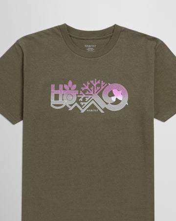 Habitat Earthscape T-Shirt - Army