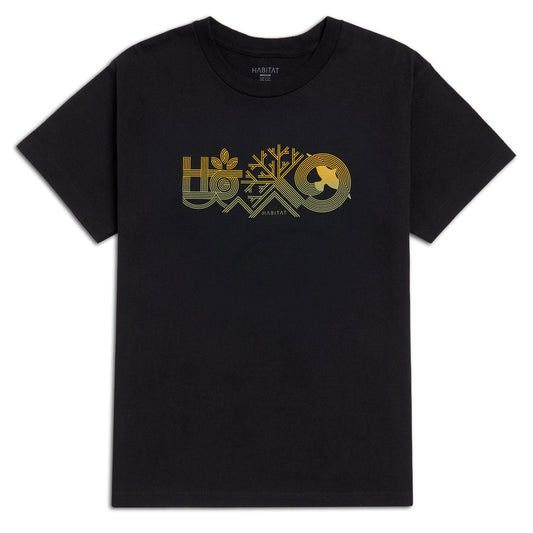 Habitat Earthscape T-Shirt - Black