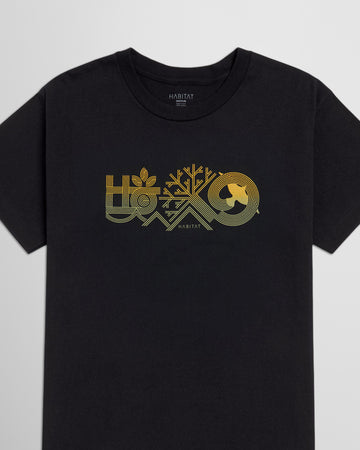 Habitat Earthscape T-Shirt - Black