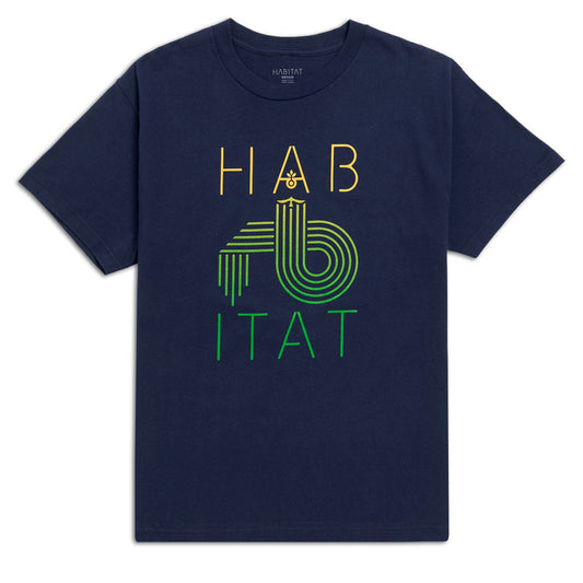 Habitat Stencil Soar T-Shirt - Navy
