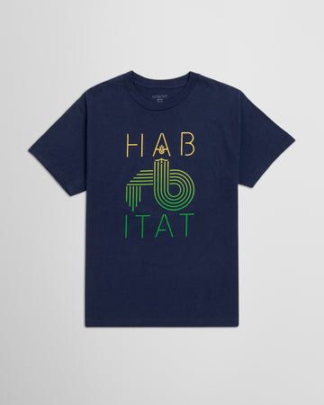 Habitat Stencil Soar T-Shirt - Navy