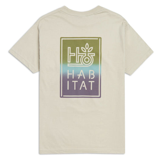 Habitat Pod Stencil Pocket T-Shirt - Off White