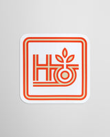 Habitat Pod Frame Sticker - Red