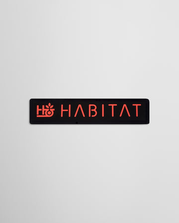Habitat Pod Stencil Sticker - Red