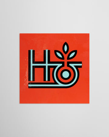 Habitat Tritone Pod Sticker - Red