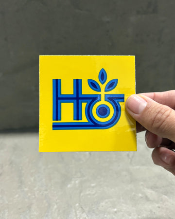 Habitat Tritone Pod Sticker - Yellow
