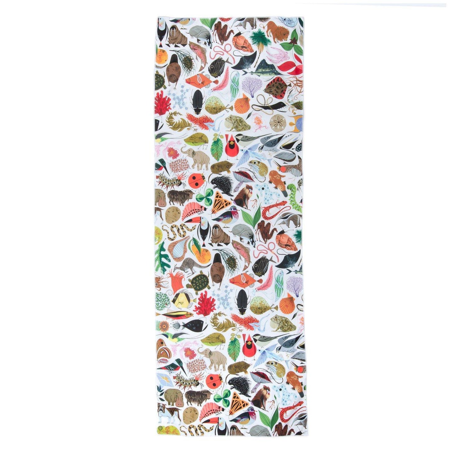 Charley Harper Tree of Life Yoga Towel