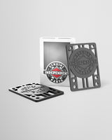 Independent Genuine Risers - Black - 1/8