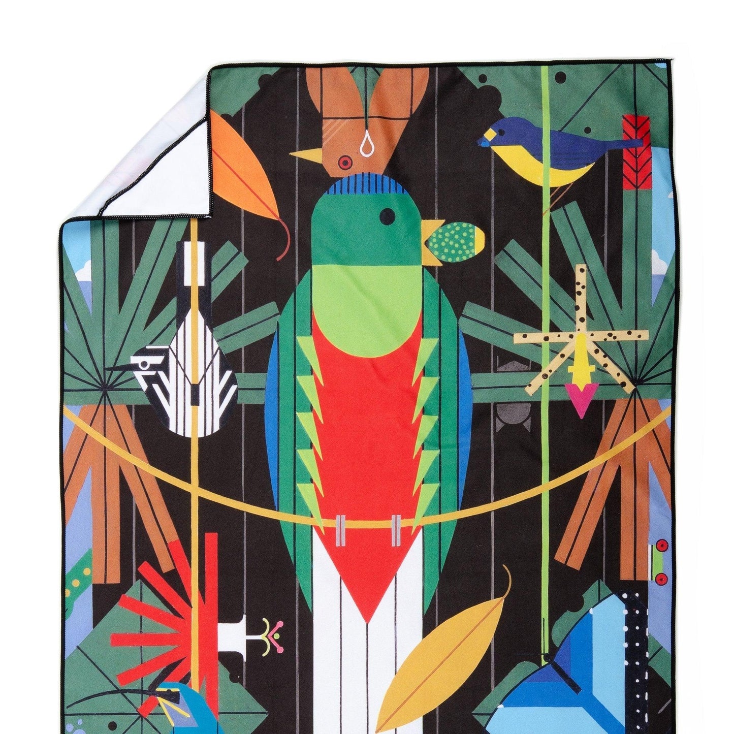 Charley Harper Monteverde Yoga Towel